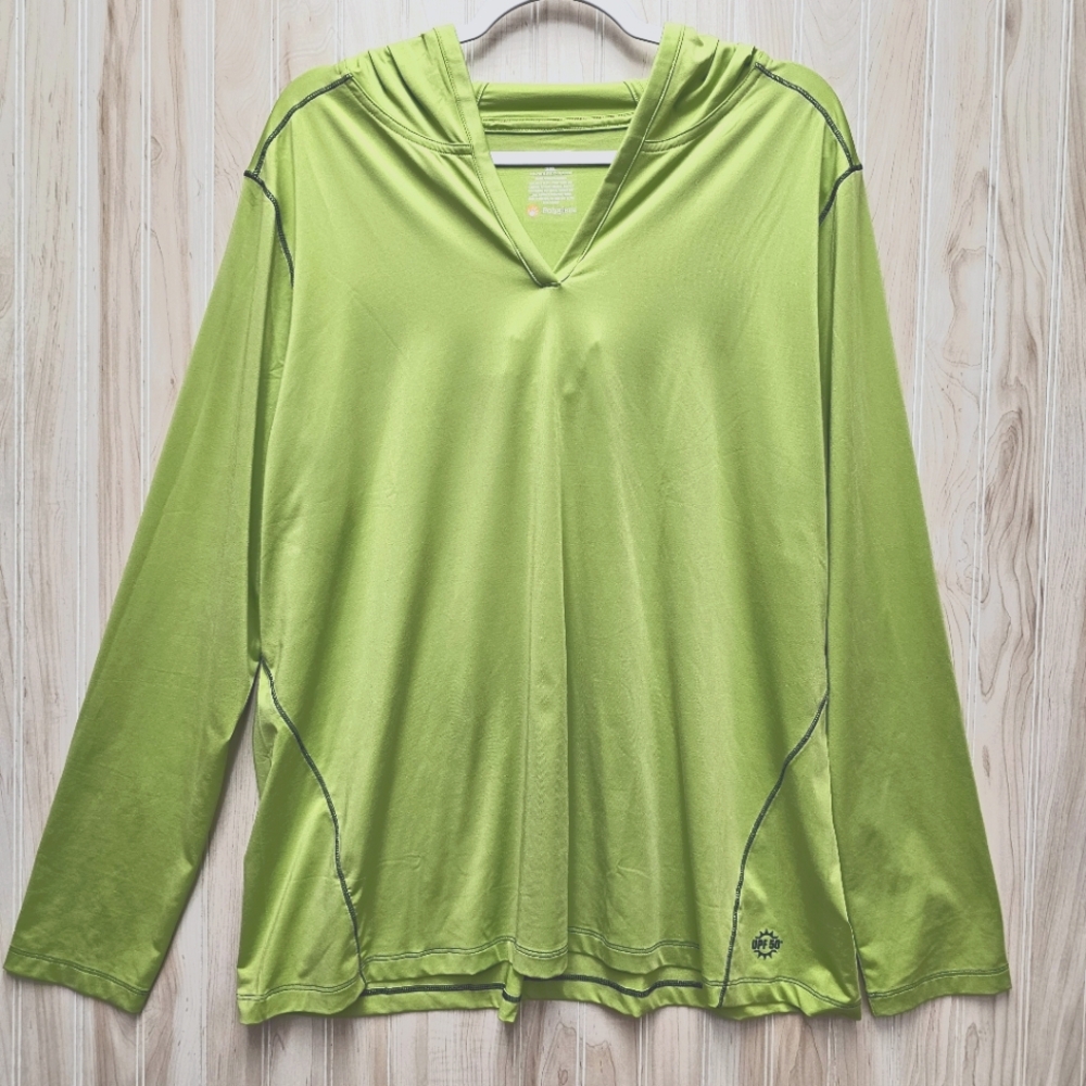 Duluth Trading Co * Hoodie * Womens Size 2xl * Lime Green * NWOT